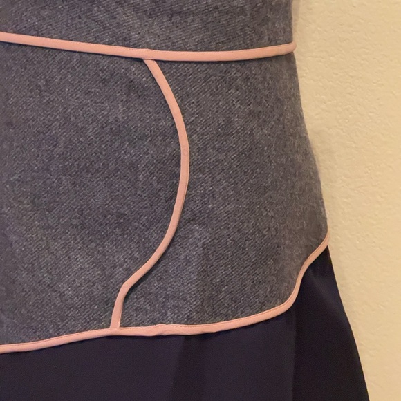 Marni Gray Mini A-line Skirt with Asymmetrical Design for Casual Work - Picture 5 of 8